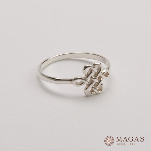 Anillo Nudo Protector en Plata 925