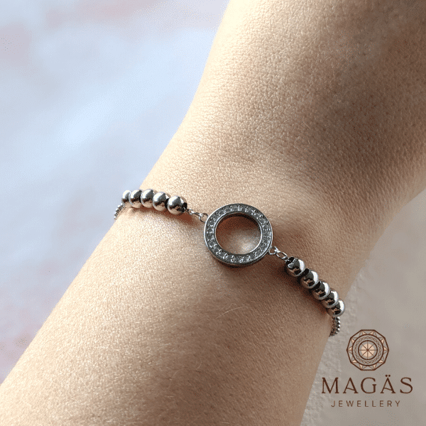 Pulsera Ginebra en Plata 925 y circonias