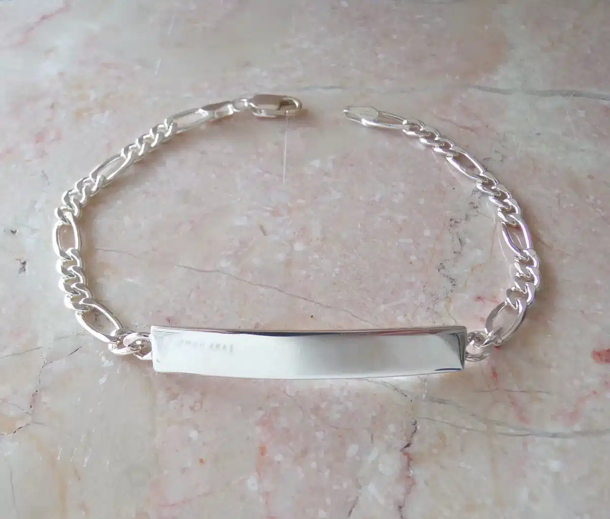 Pulsera para grabado en Plata 925