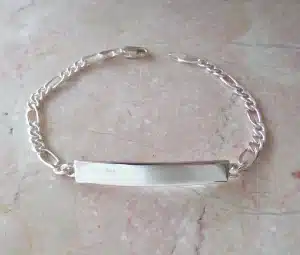 Pulsera para grabado en Plata 925