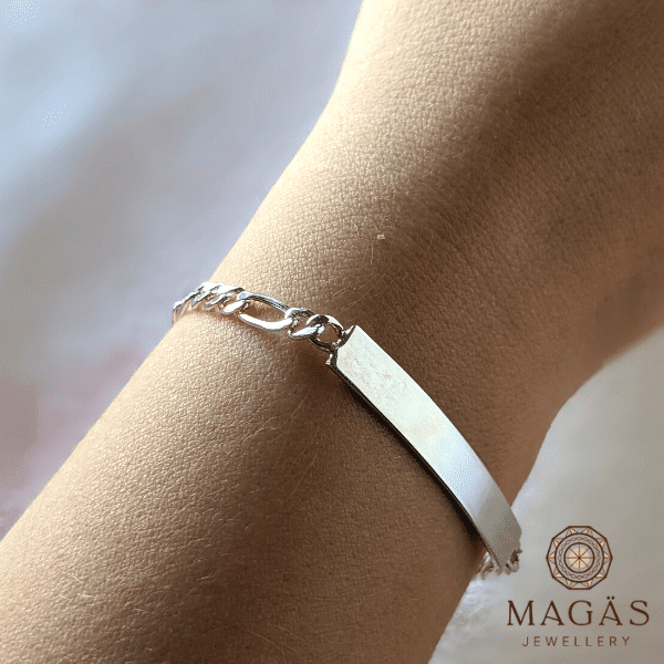 Pulsera para grabado en Plata 925