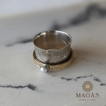 Anillo Perla Giratorio